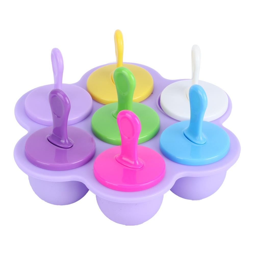 Reusable Silicone Popsicle Molds Non Stick Ice Cream Making Mold DIY Mold Homemade Food