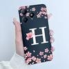 Милый Чехол с Цветочным Принтом для Realme C63 C61 Чехол из ТПУ для Realme Narzo N63 RMX3939 RMX3930 Мягкий Силикон Модный Чехол с Буквами