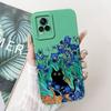Для Vivo V21e 4G Чехол V2061 Новый Модный Конфетный Расписной Чехол Ударопрочный Чехол для Телефона Для Vivo V21 V 21 e VivoV21e Мягкий Fundas Coque