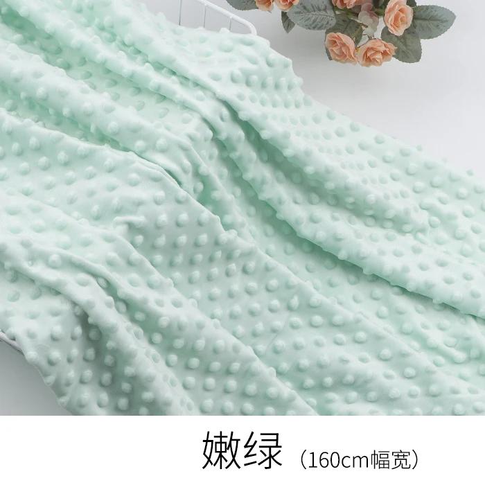 0.5м /1м Супермягкий Вельвет Бин Шорсткий Плюш Ткань Для Детского Одеяла, Постельного Белья, Плюшевых Кукол, Ткани для Рукоделия DIY TJ7286