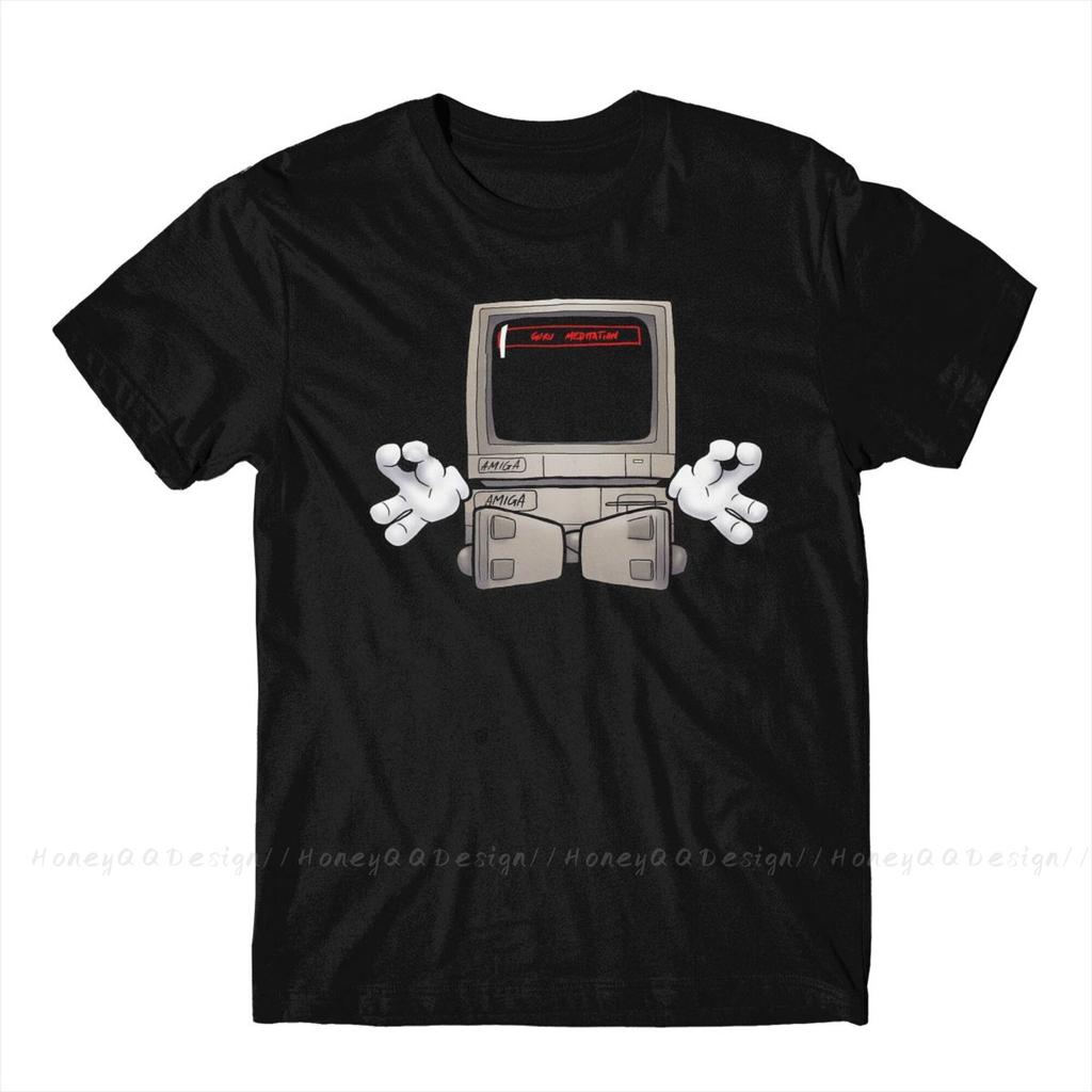 Top Quality Clothing Amiga 500 Tshirt For Unisex Unisex Commodore Amiga Guru Meditation 2 Shirt Fashion Short Sleeve Oversize