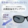 Bokenoh Polarized Sunglasses Women's Over-the-Eye [Sabae Planning/Elegant Model/UV Protection] CF-SC20CO-GR15