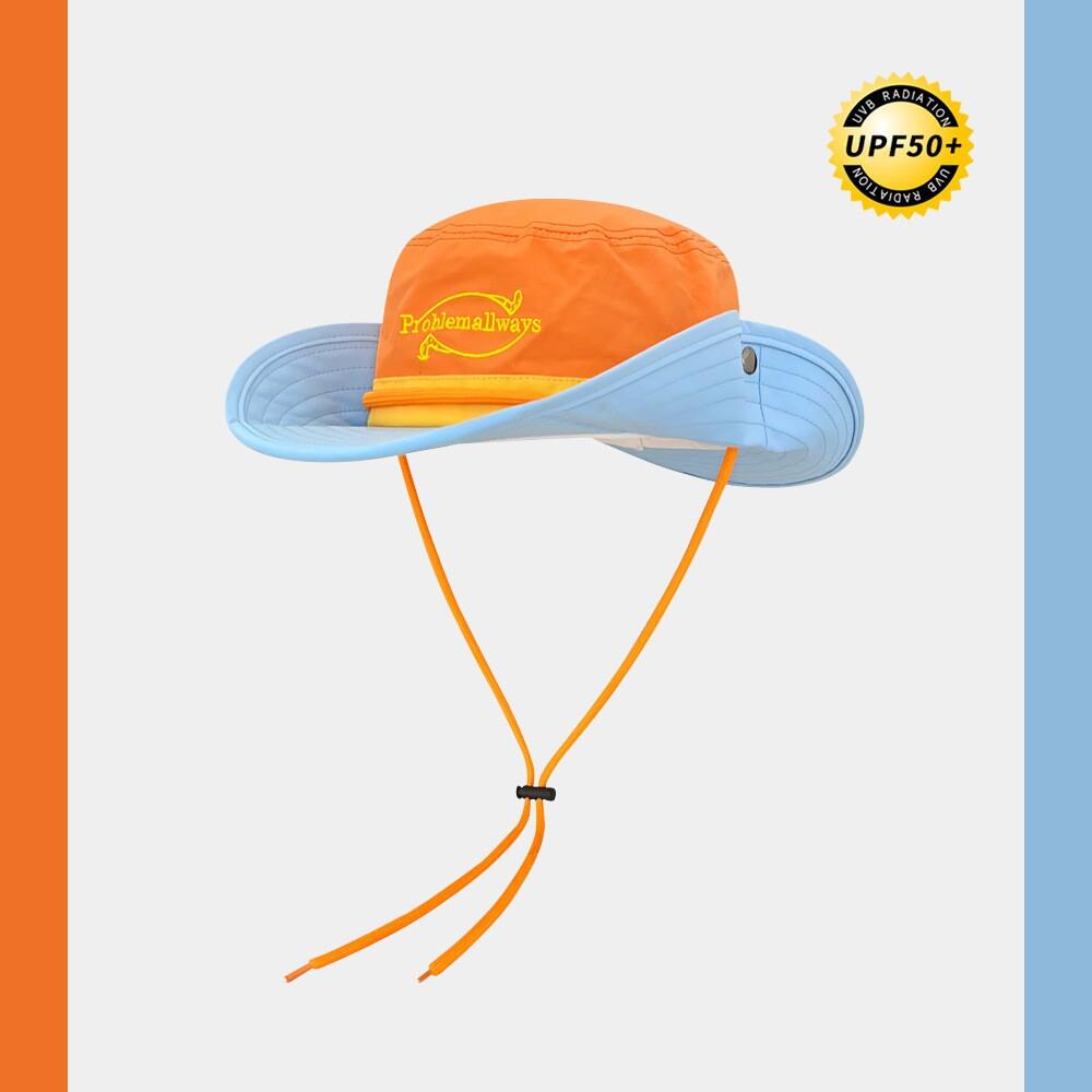 Dopamine Outdoor Climbing Hat Quick Dry Breathable Large Brim Sunshade Fishing Cap Adjustable Polyester Fiber Unisex Summer Hat