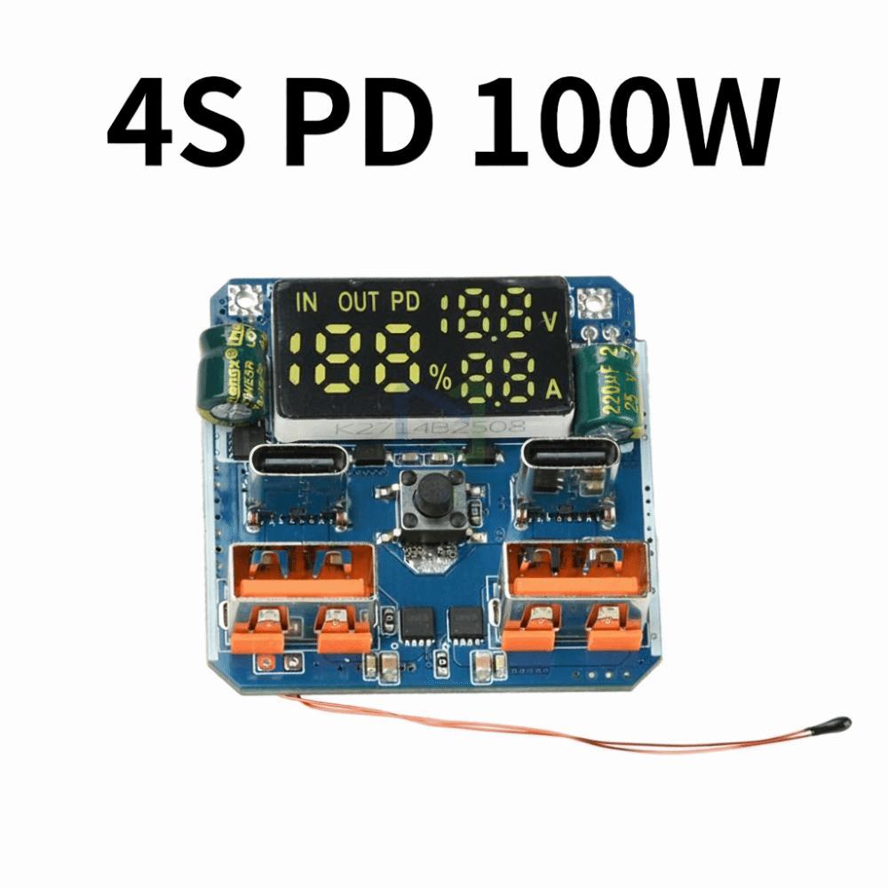 Digital Display Buck-Boost Module 4S Configuration Bidirectional Fast Charging  High Power Output