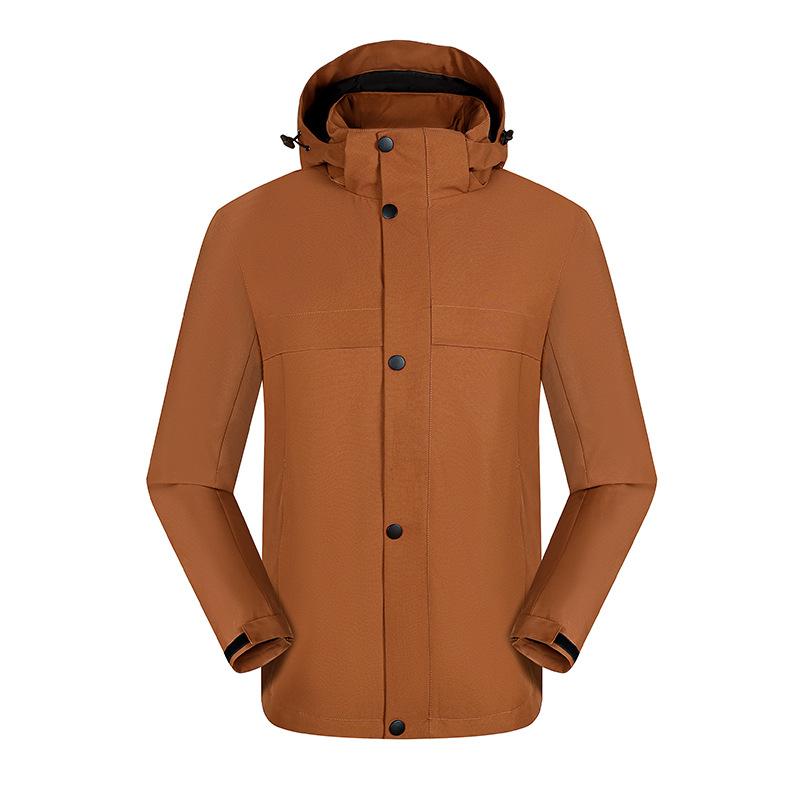 Зимняя вельветовая хлопковая одежда Ветрозащитная теплая куртка Для улицы Водонепроницаемая одежда для альпинизма Общественная куртка Мужская куртка