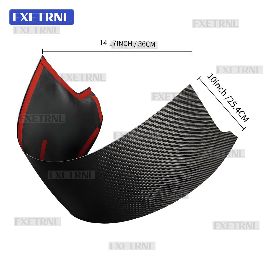 Gear Shift Panel For Abarth 595 695 595C 695C/Fiat 500 2016 2017 2018 2019 2020-2024 Real Carbon Fiber 3K Cloth LHD RHD Car Trim