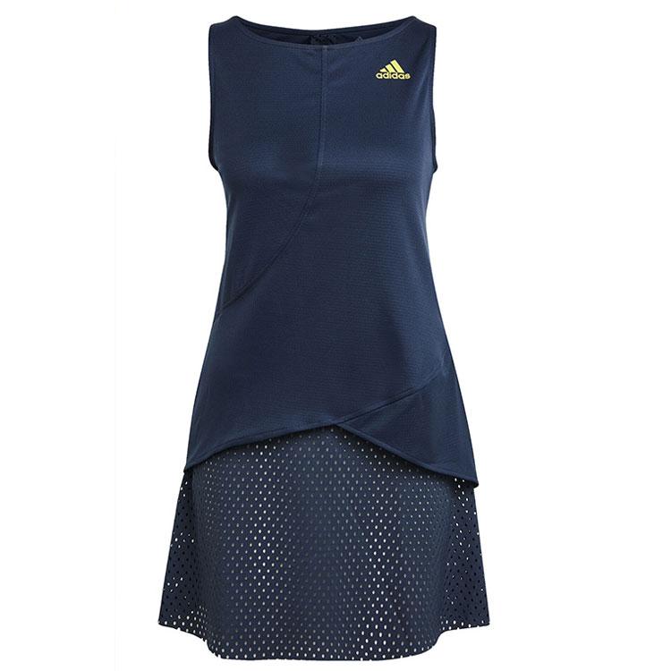 adidas Теннисное платье без рукавов HEAT.RDY Primeblue Женское Темно-синее GH7599