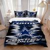 Personalized Cowboys Theme Soft Bedding 3 Piece Set HD Print Duvet Cover Pillowcases for Teens Adult Bedroom Decoration Christmas Gift C10370