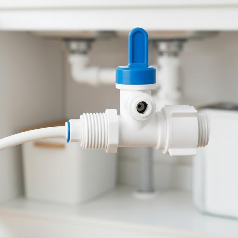 Premium 12 Inch Thread to 14 38 Tube Adapter for RO Water Ball Valve Direct Connect for Home Filter System