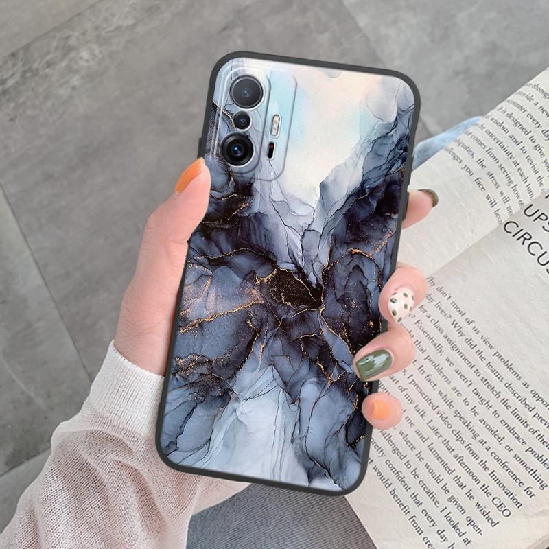 Marble Pattern Phone Case For Xiaomi 11T Pro Mi11T Pro Protective Cover Case Soft Silicone Funda For Xiaomi Mi 12T 13T TPU Coque