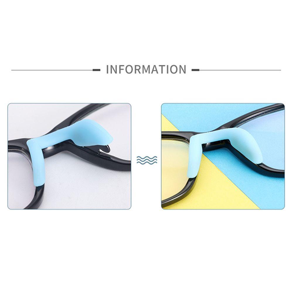 5PCS/Pack Repair Tool Anti-slip Soft Glasses Nose Pads Eyeglass Nosepads Silicone Nose Pads
