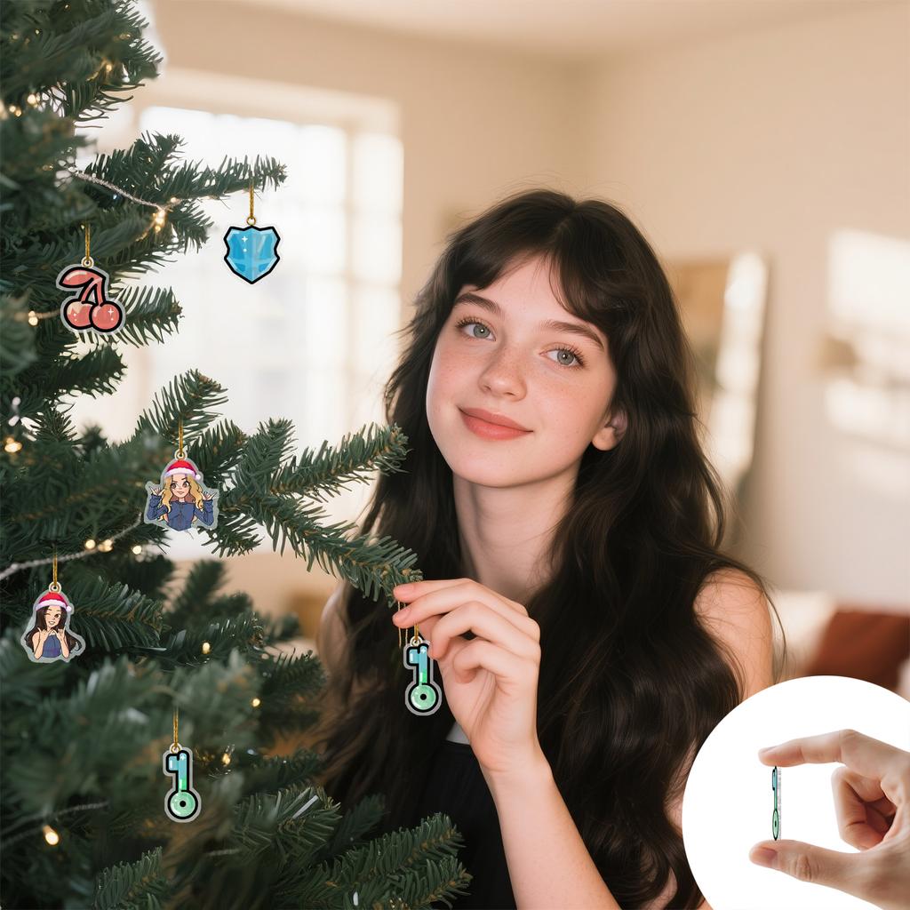 Рождественский адвент-календарь, 24-дневный адвент-календарь, праздничная коллекция для обратного отсчета, коробка-подвеска, подходит для рождественских подарков-сюрпризов