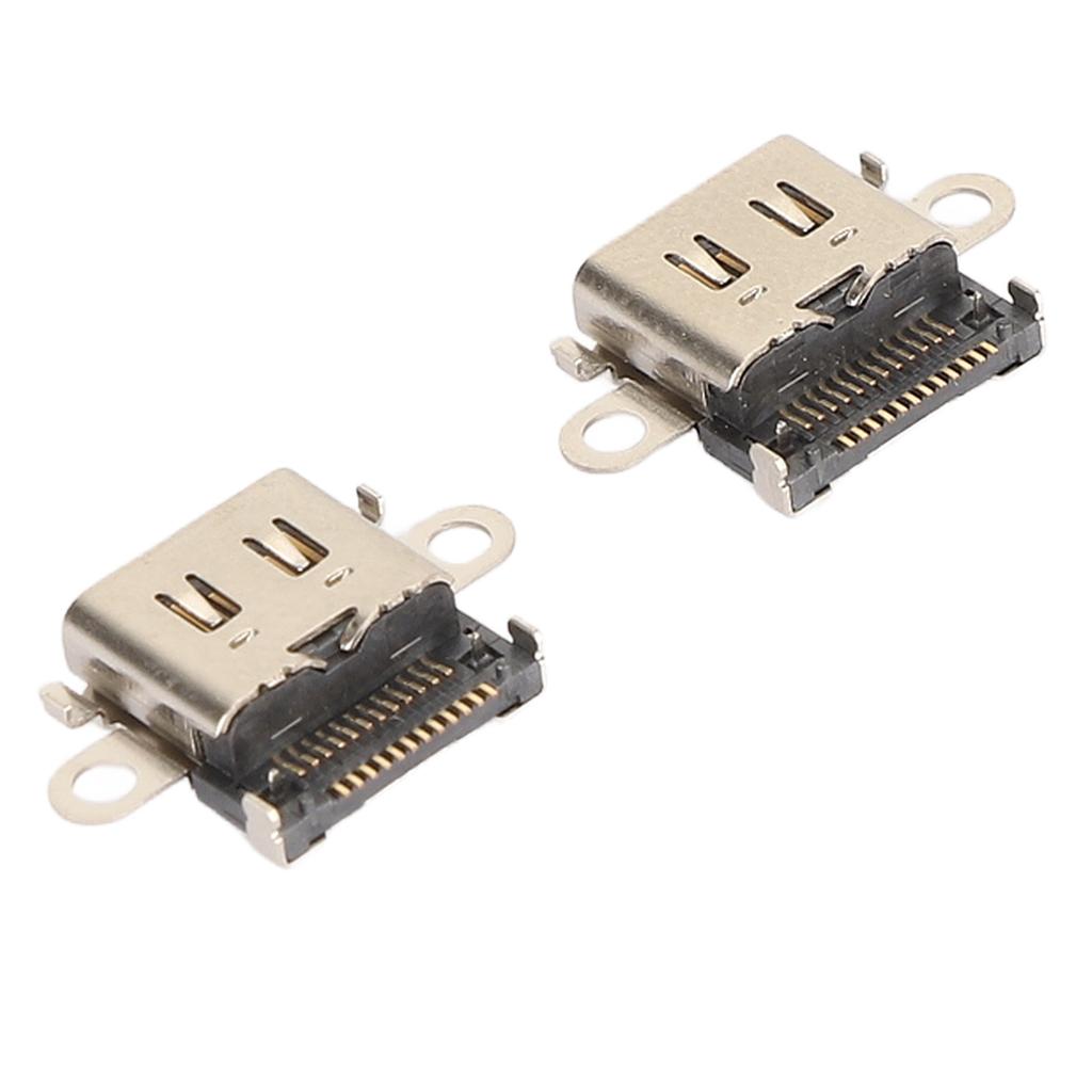 2Pcs Replacement Type C Charging Port for Switch Lite USB C Console Dock Connector Charger Socket Port for Switch Lite