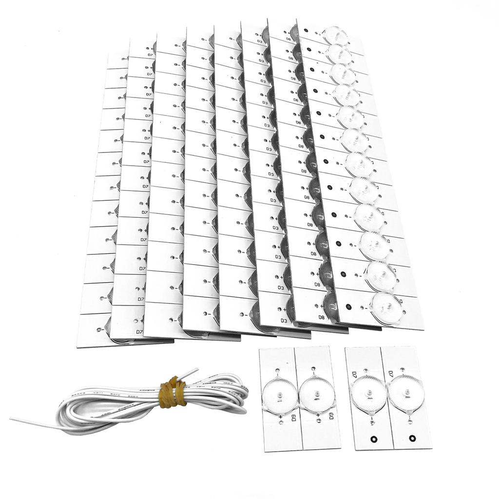 3V SMD лампы с оптическими линзами Fliter для ремонта светодиодных телевизоров 32-65 со светодиодной проволокой 2M