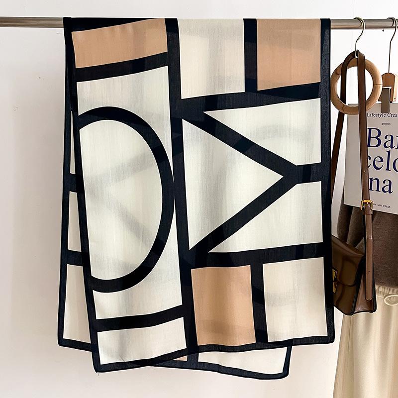 Scarfs for Women Lightweight Fashion Scarves Print Floral Pattern Scarf Shawl Wraps