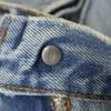Levi's 80s Button back 6 66 late model denim Shorts W30 blue Men's Used