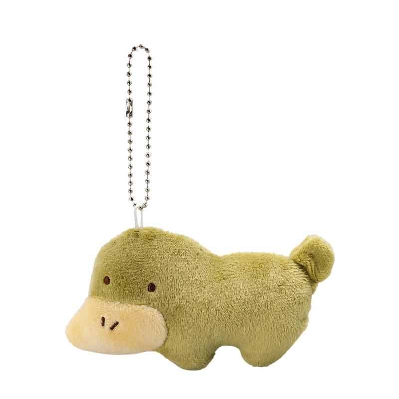 Charming Cartoon Zoo Series Plush Keychain Adorable Animal Character Soft Toy