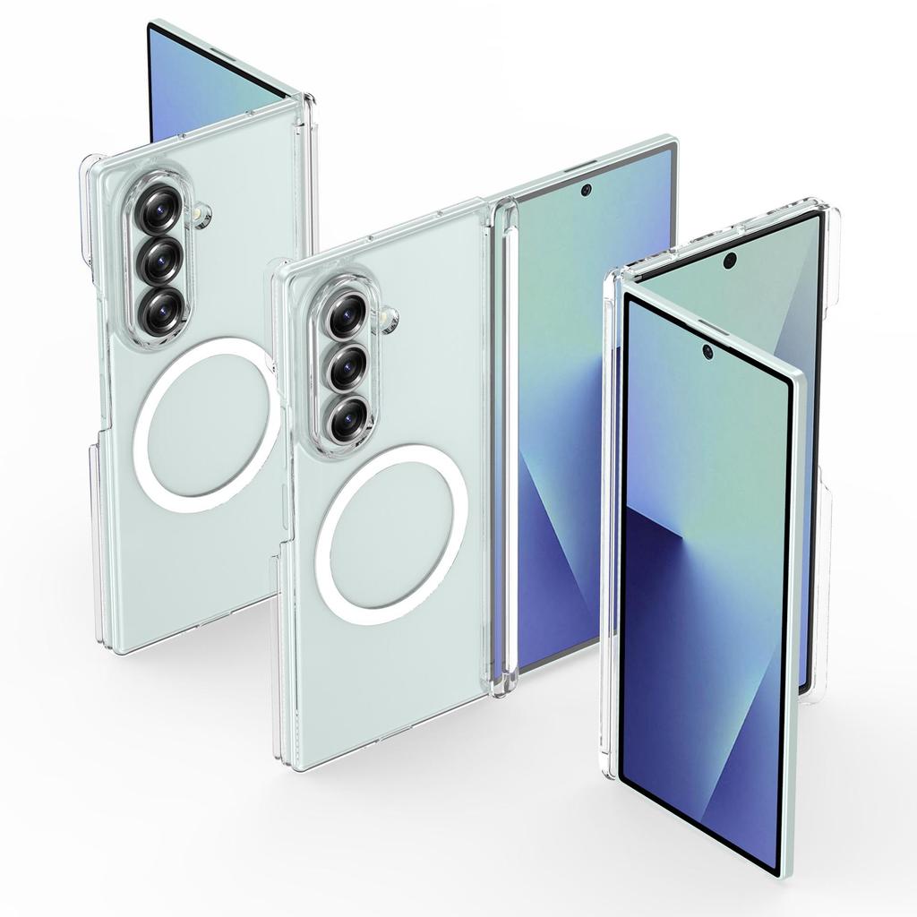 Минималистичный чехол Samsung Z Fold 7 Ультратонкий с магнитной беспроводной зарядкой