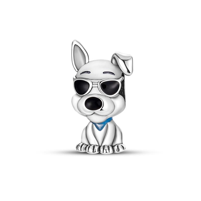 Собака Питомцы Шармы Медь Собачья Лапа Французский Бульдог Кости Бусины Подходят Оригинальному Браслету Сделай Сам Изящные Ювелирные Изделия