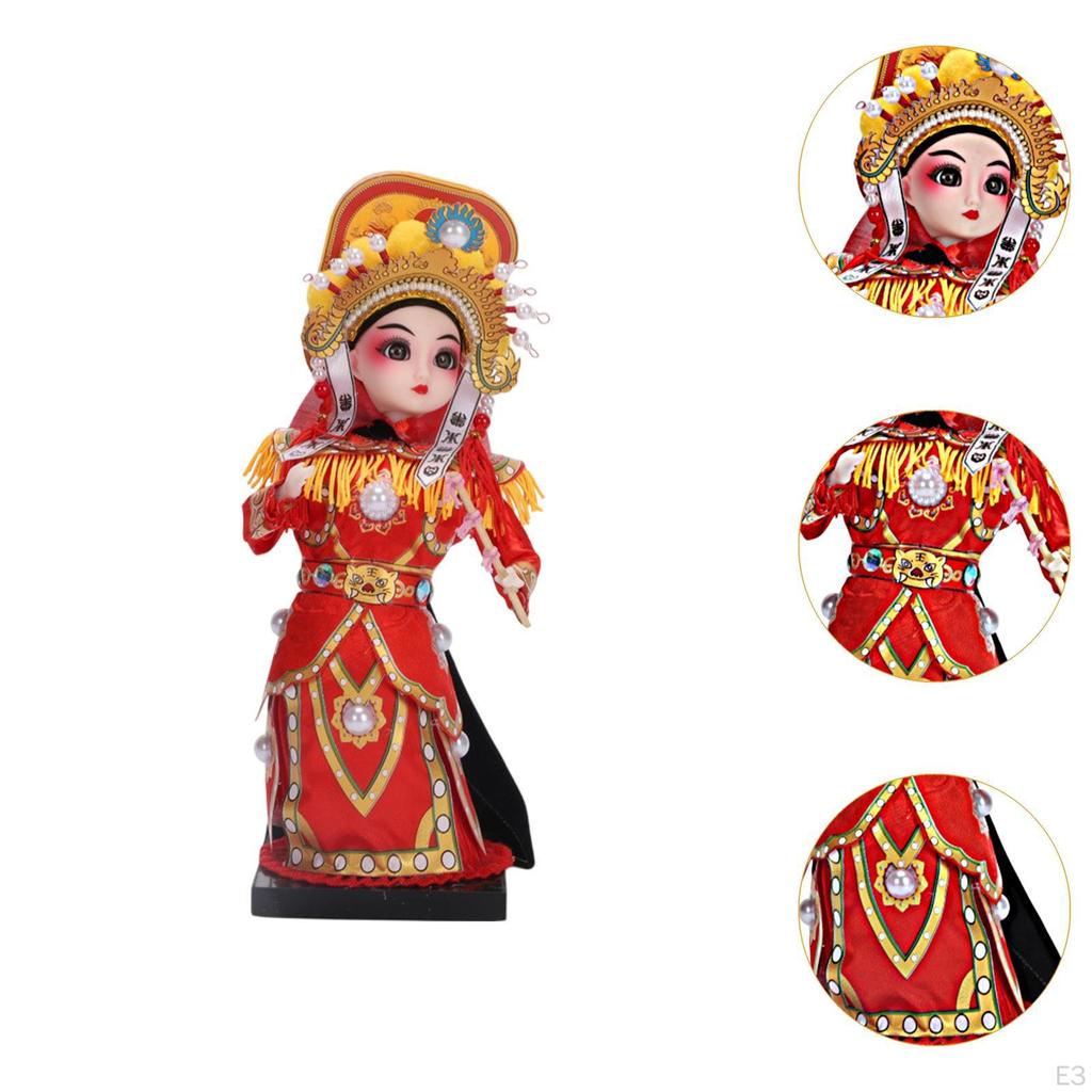 22 см Пекинская оперная кукла скульптура для украшения стола