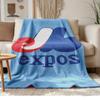 montreal expos Soft and comfortable flannel Suitable for sofas living rooms outdoor camping travel and also makes a great anniversary gif