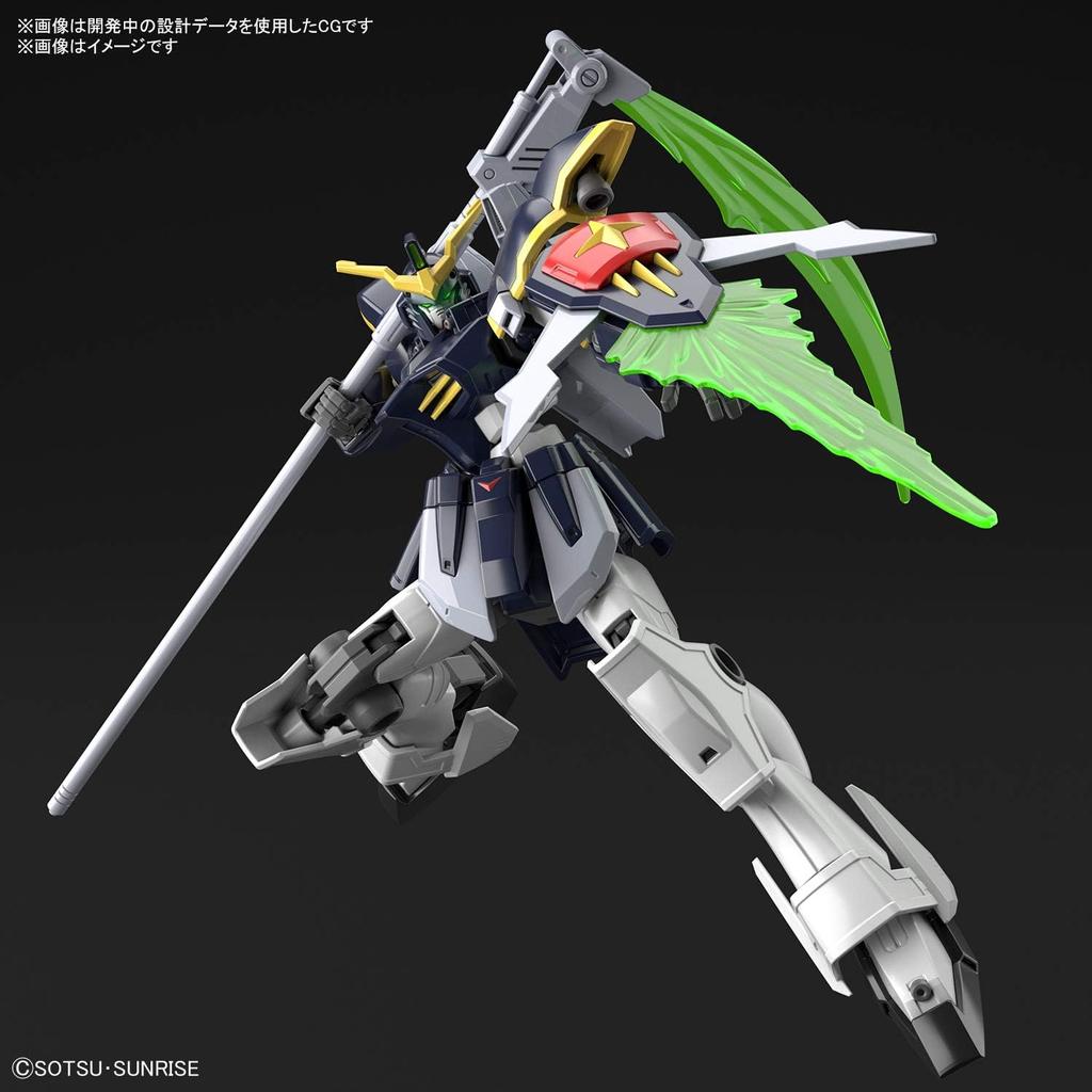 BANDAI SPIRITS HGAC Новый мобильный отчет Gundam W Gundam Deathscythe масштабная пластиковая модель 1/144 с цветовой кодировкой