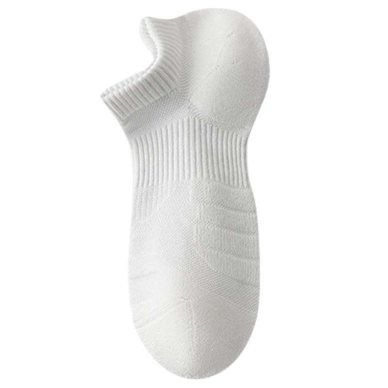 Short Socks for Men's Summer Sports, Loop Boat Socks, Anti-odor and Anti-pilling, Boneless Socks, Mesh, Breathable and Sweat-absorbing Running Socks