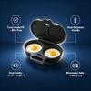 Microwave Egg Poacher Dual Cavity Breakfast Maker with Lid Handle Food Grade Oil Free Cooking Egg Cooker Mold Kitchen Tool 20261