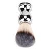 Shaving Brush Strong Cleaning Force Soft Premium Bristles Soft Hand Crafted Shaving Brush with Silver Handle for Home Salons