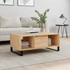 VidaXL Coffee Table Sonoma Oak 90x50x36.5 Cm Engineered Wood 830599