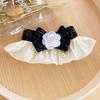 Accessories Cat Necklace Neck Strap Lace Bowknot Dog Neckerchief Puppy String Bib Pearl Collar