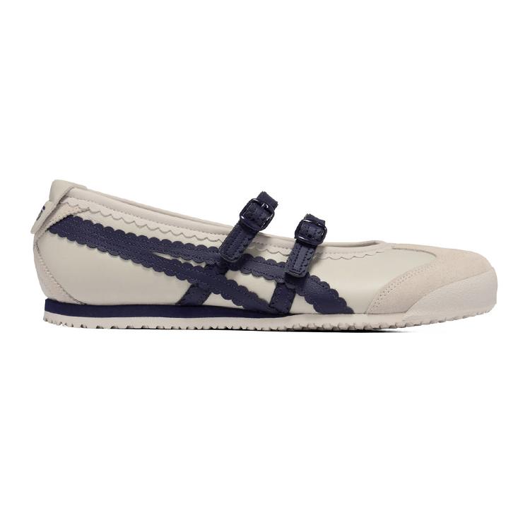 ONITSUKA TIGER MEXICO 66 Туфли на плоской подошве Mary Jane Женские Бежевые 1182A678-200