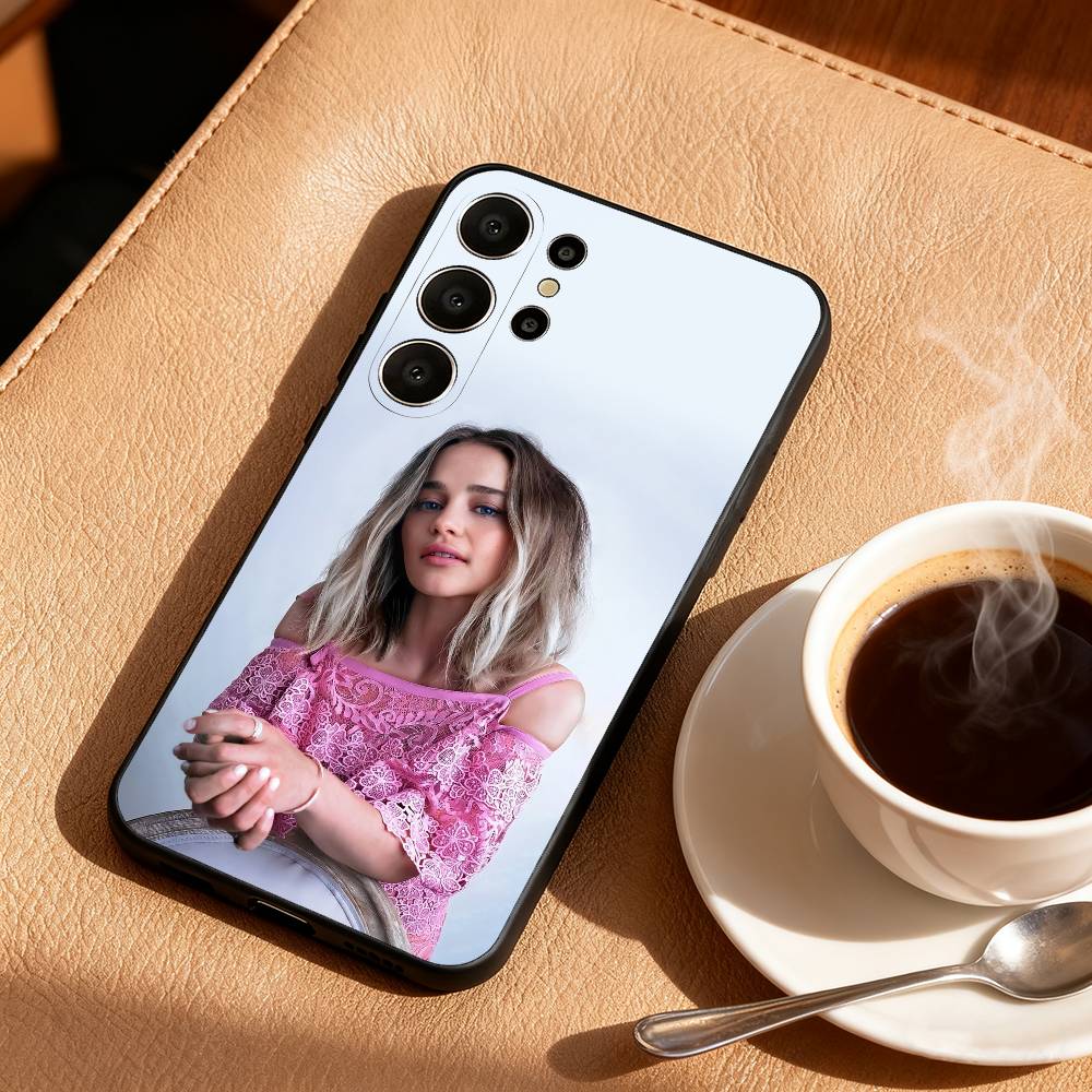 Чехол для телефона с актрисой Эмилией Кларк для Samsung S26, S25, 24, 23, 22, 30, 21, 10, 9, Ultra, Plus, Lite, Черный Мягкий Чехол