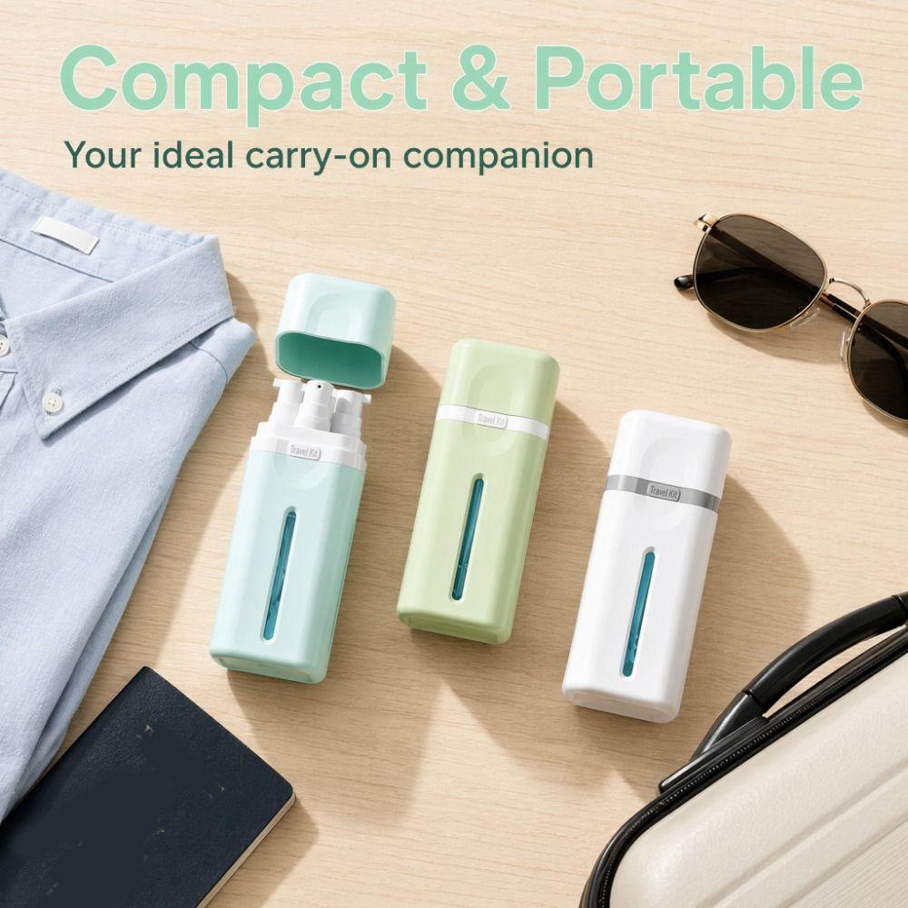Leak Proof Travel Refillable Bottles 4 In 1 Travel Dispenser Bottle For Travel