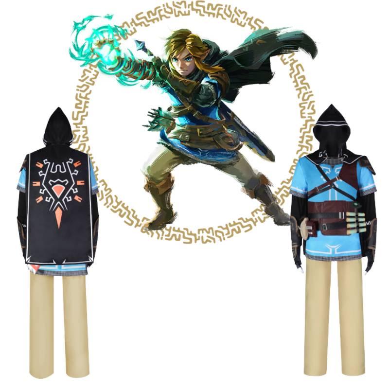 Костюм для косплея Линка из The Legend Of Zelda Tears Of The Kingdom из полиэстера
