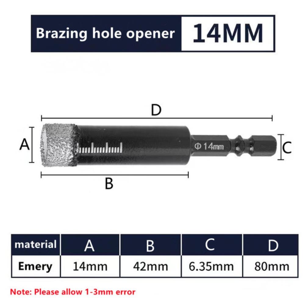 Hexagonal Shank Hole Opener Dry Drill Bit Vitrified Tile Tile Drill Bit Ceramic