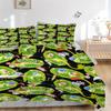 Alien Plant Invasion Print 3Pcs Bedding Setduvet Cover With 2 Bedropillowcase Home Birthday Gift