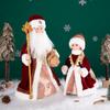 30/40cm Santa Claus Decoration Christmas Tree Ornaments Santa Claus Doll Grandpa and Grandma New Year Home Decoration Happy NewYear