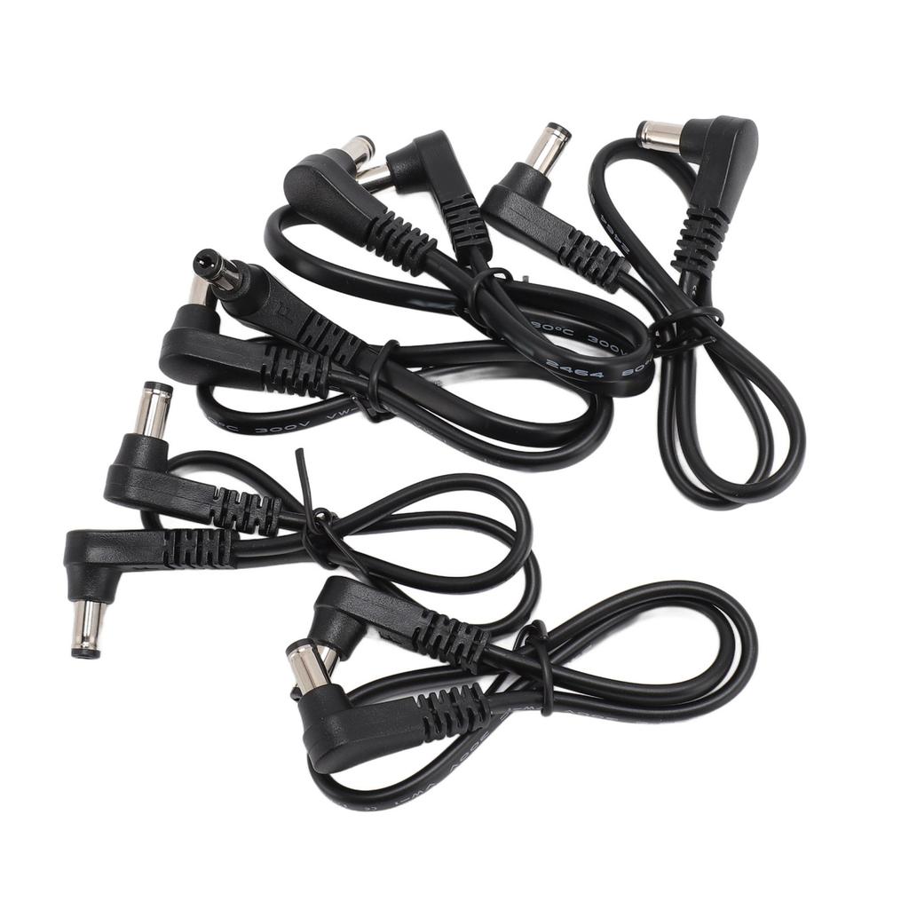 5шт прямоугольный кабель питания постоянного тока 5,5 мм x 2,1 мм 90 градусов DC мужской-мужской кабель питания для системы видеонаблюдения