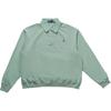 Polo Ralph Lauren Solid Logo Button Long Sleeve Sweatshirt Women Sweatshirt Essex-Green 211965097-001