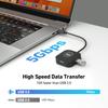 USB-концентратор BENFEI USB C с USB-разветвителем типа C со скоростью передачи данных 5 Гбит/с для Mac Flash Mobile HDD-концентратор, 4 порта 3.0 для передачи данных, MacBook, Pro, iMac, Surface, XPS, Drive,