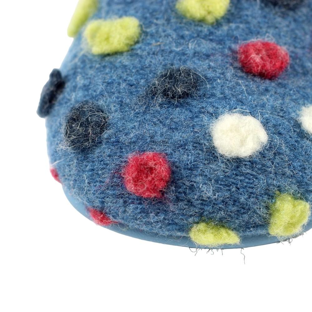 Lunar Womens/Ladies Helix Polka Dot Slippers