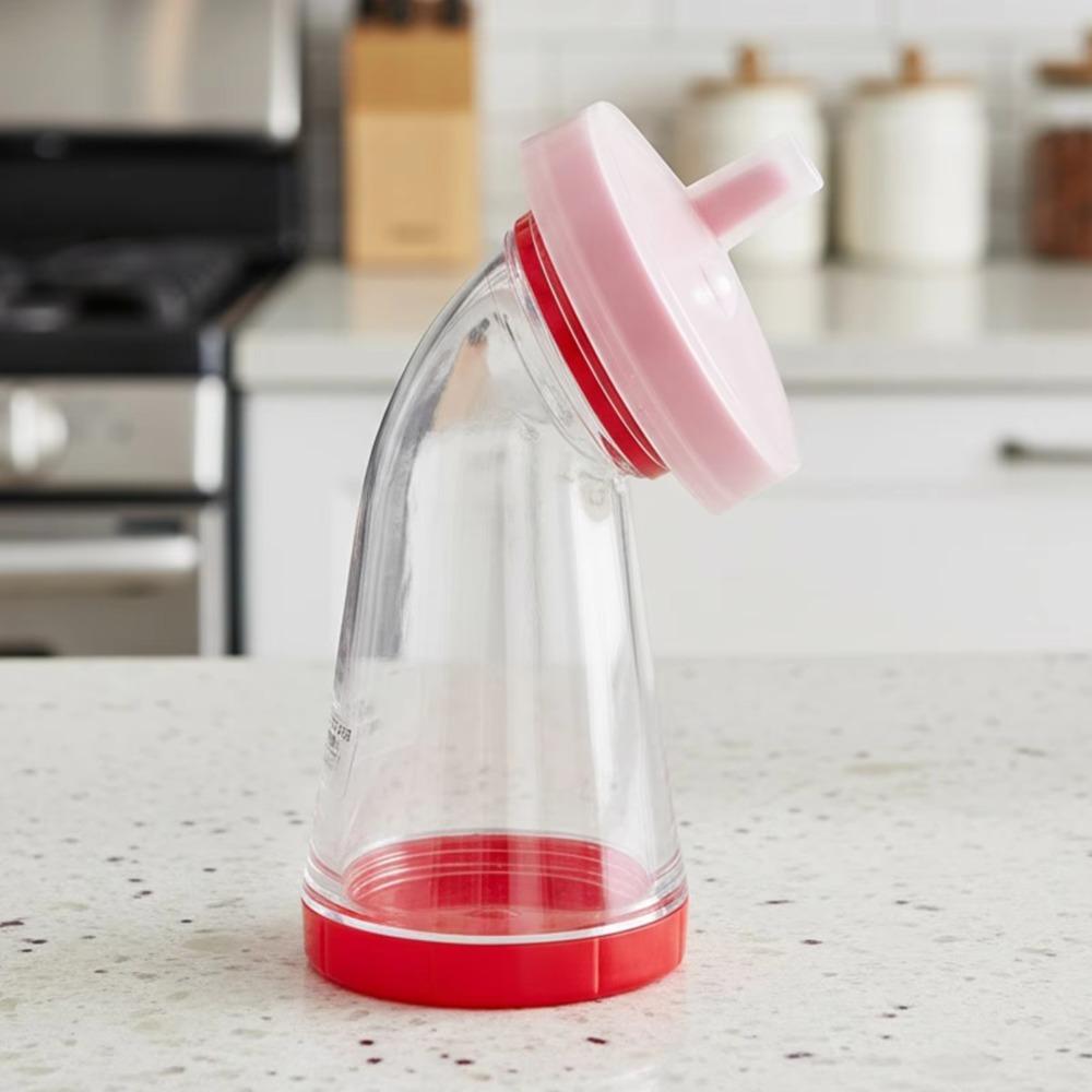 Transparent Body Manual Sesame Grinder with Moisture-proof Cover Sesame Mill Bottle Restaurant