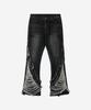 BLR Destroyed Crush Double Line Washing Denim Pants (Men)