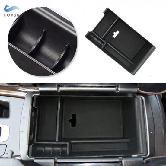 Для BMW X5 E70 X6 E71 2014-2018 Органайзер-лоток для хранения в центральном подлокотнике ABS