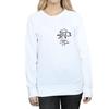 Janis Joplin Womens/Ladies Outline Sketched Sweatshirt