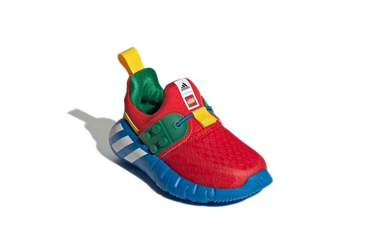 LEGO x Adidas Rapida Нескользящие и дышащие Нескользящие и дышащие Низкие кроссовки для малышей Красный Синий H05284
