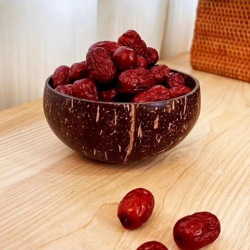 Салат, йогурт, рис, миска ручной работы, столовые приборы, ложка из кокоса, персонализированные кухонные столовые приборы, кухонные столовые приборы из кокоса