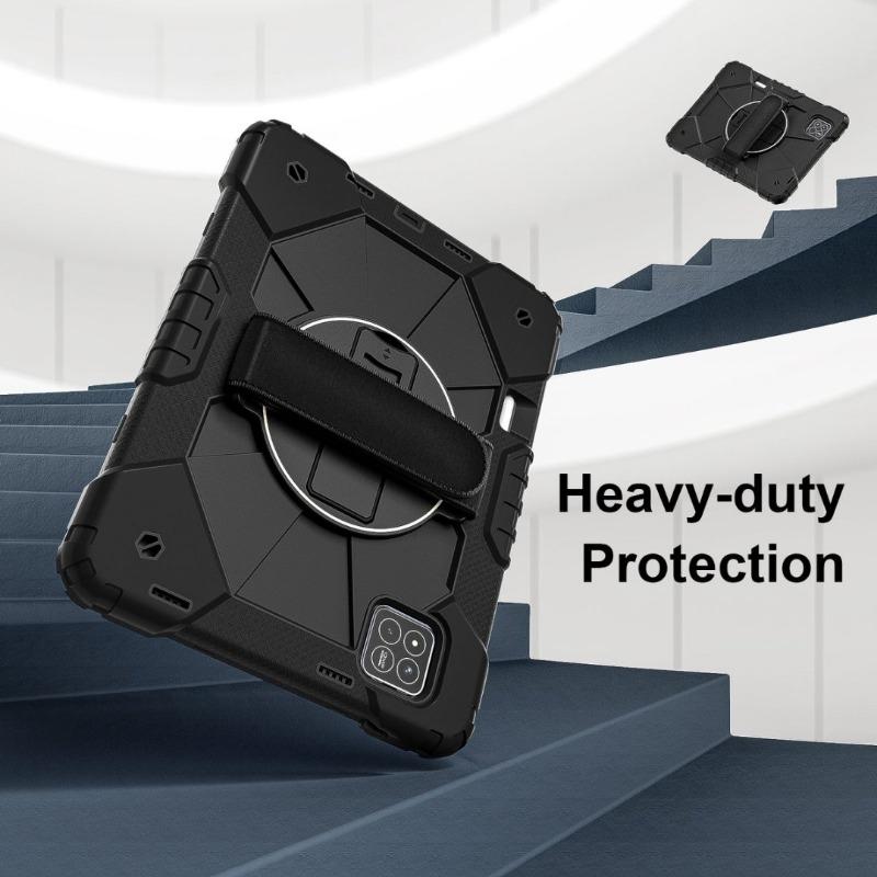 Новый Чехол-книжка 360° с подставкой и ручкой для Xiaomi Pad 7 11.2 дюйма, Funda For Xiaomi Pad 7 Pro 11.2" Бронированный Чехол-подставка с ручкой