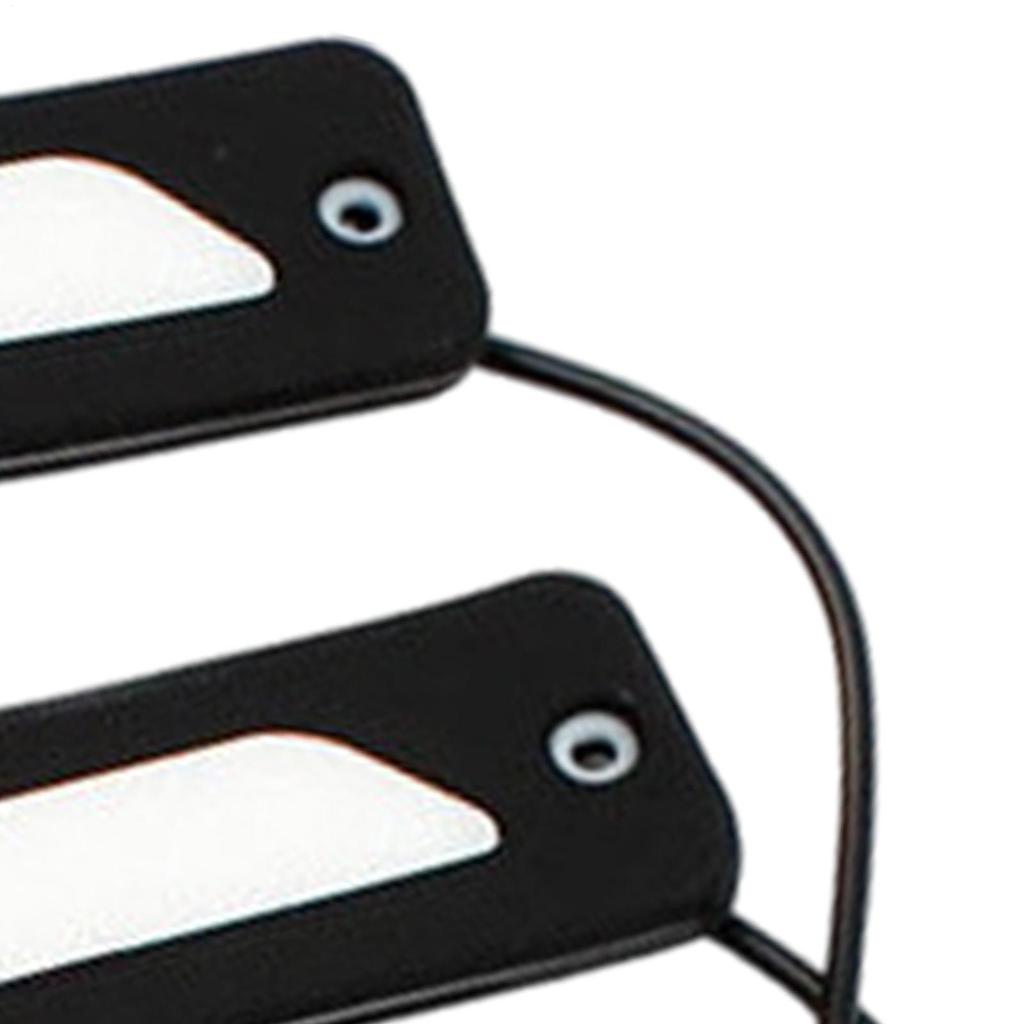 LED Daytime Running Lights 9in Silicone Bendable Lamp 2 Pieces Modified Bendable Super Bright Car LED Light Strip Front Rear For